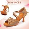 Стандартная танцевальная обувь женская латина 7,5 см бачата танго танцевальная обувь сальса бальная