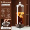 Glass Cold Water Kettle with Faucet and Insulated Base