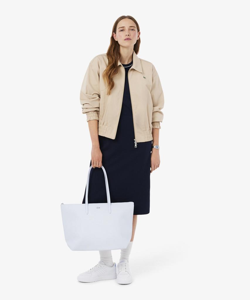 Женская большая сумка-шоппер Lacoste L.12.12 Concept с горизонтальным логотипом Nf1888P56G N14