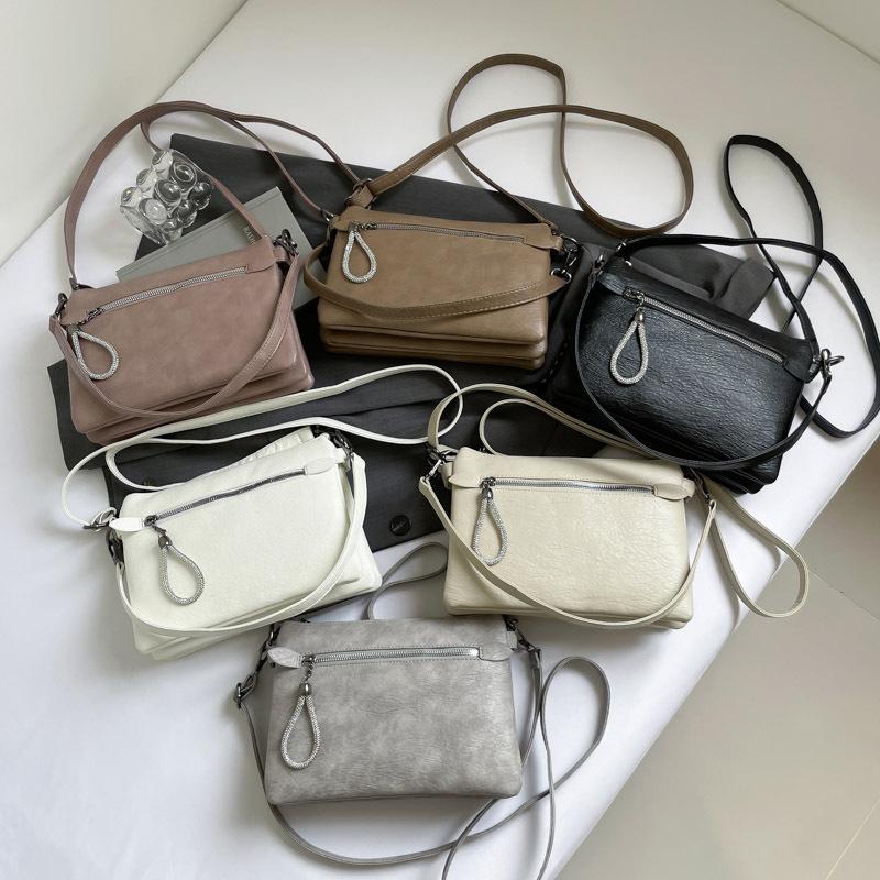 Single-shoulder Bag Women's Handbag Fashionable Multi-layered Ladies' Mobile Phone Bag Wallet, Hand-held Crossbody Bag