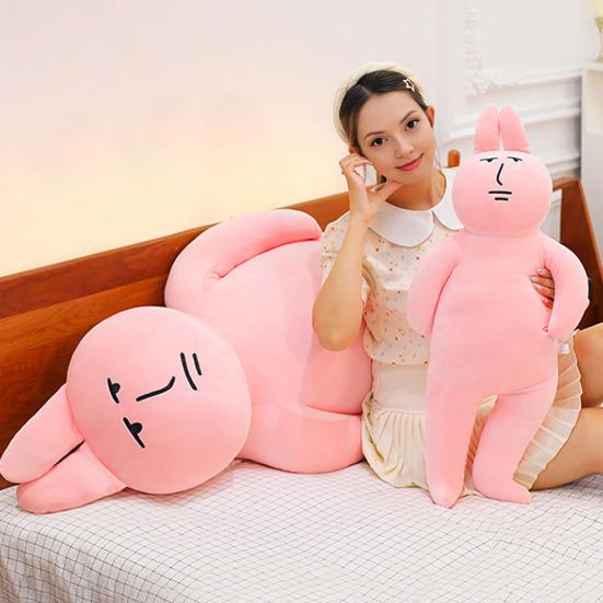 Плюшевая игрушка Радужный кролик Кролик с длинными ушами Подушка-обнимашка Мягкий кролик Мягкие животные Домашний декор Подарок для детей
