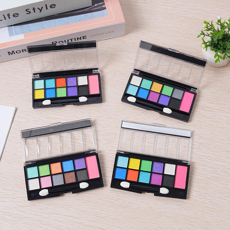 Палетка теней для век Rihao Ten-Color Shimmer для фестивального и сценического макияжа