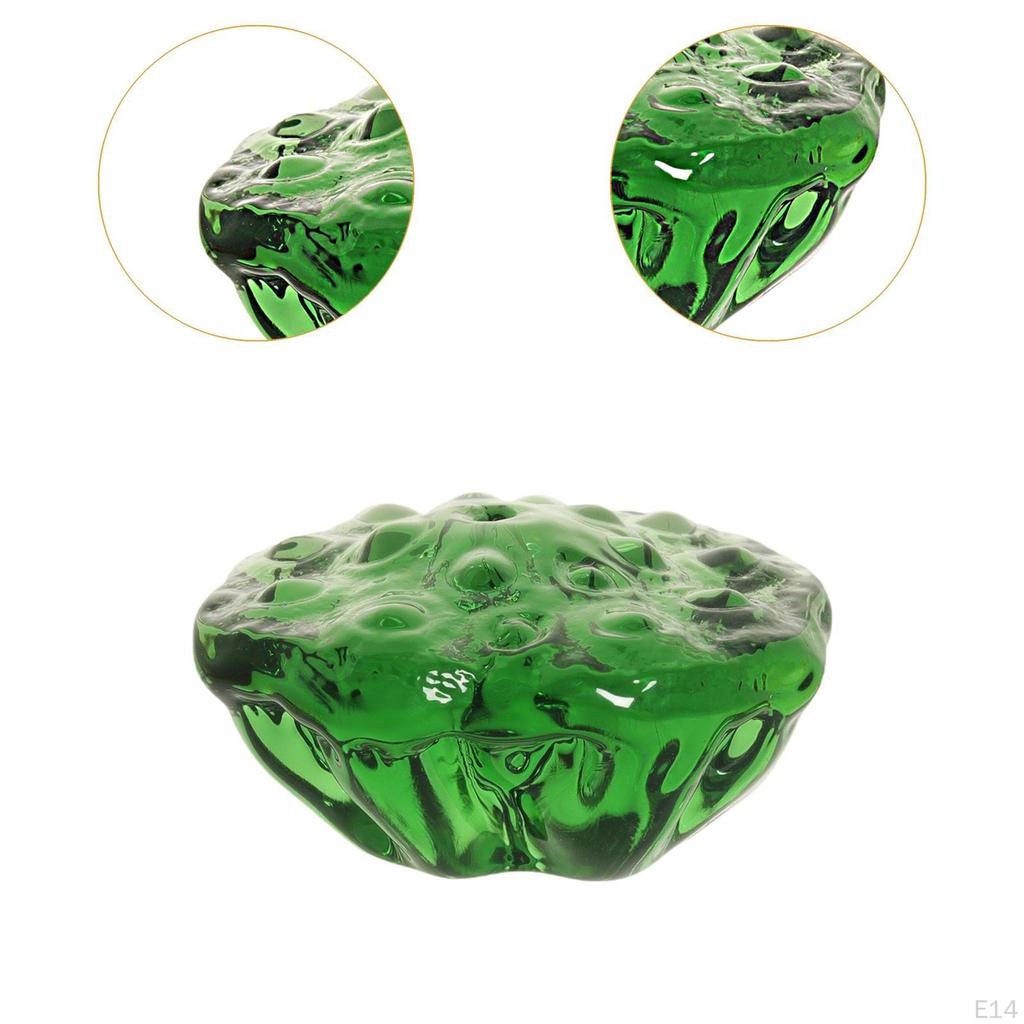 Decorative Fruits Figurines Chirstmas Decor Multicolor Creative Collectible Display Props Crystal