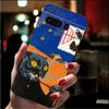 Art Cat Phone Case For Google Pixel 8 7 Pro 7A 7 6A 6 Pro Pixel 8A 4A 3A 4 XL Pixel 5 6 4 3 3A XL