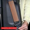 Leather and Suede Car Seat Belt Shoulder Cover Seat Belt Pad Car Styling Interior Seat Belt Cover Accessories