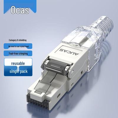 Aukas Cat 6 Экранированный безвинтовой RJ45 коннектор