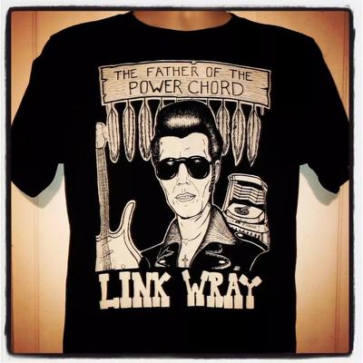 Винтажная Унисекс Футболка Link Wray С Коротким Рукавом Все Размеры S-5XL MD1272 Унисекс Футболка