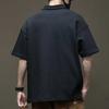 Японская винтажная дышащая влагоотводящая мужская рубашка поло свободного кроя - немнущаяся повседневная спортивная рубашка с коротким рукавом и воротником