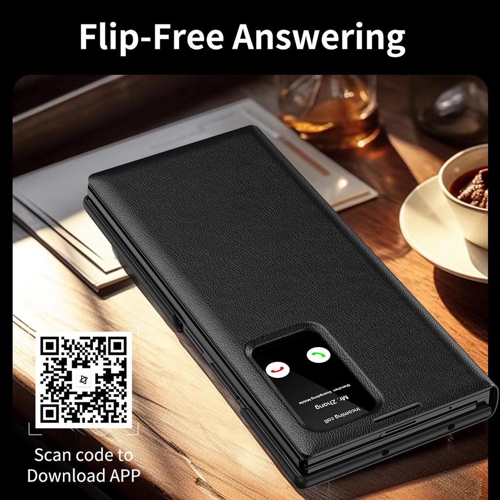 Для Samsung Galaxy Z TriFold Чехол Роскошная Кожа PU Защитная Накладка Подставка для Карты Защитная Задняя Крышка Чехол для Samsung Z TriFold Корпус Телефона