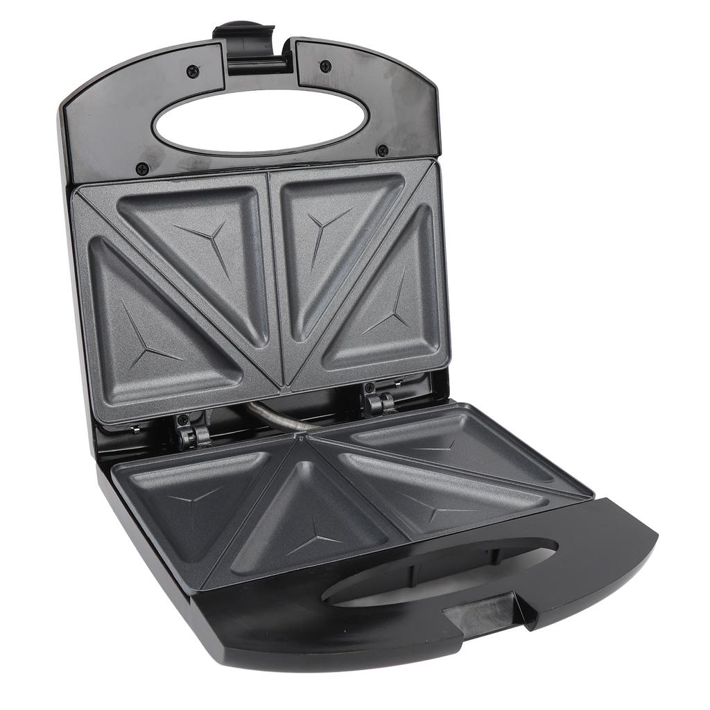 Электрический пресс для сэндвичей с безопасной ручкой, антипригарный, алюминиевый, для вафель Sna