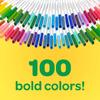 Crayola Marker Removable Marker Pen 100 цветов Super Tips Оригинальный продукт 585100