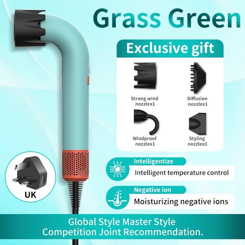 HD18 Ручная машина для сушки волос Портативный высокоскоростной фен с отрицательными ионами Бесшумная быстрая сушка волос Инструменты для укладки