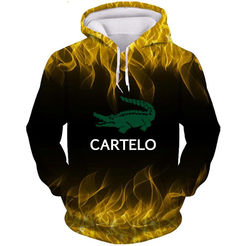 CARTELO Красочные осенние мужские толстовки с 3D принтом, женские куртки, весенние и осенние мужские толстовки с капюшоном, одежда в стиле хип-хоп