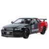 1/24 Nissan Skyline Ares GTR R34 Alloy Track Version гоночная модель автомобиля литые металлические спортивные модели автомобилей звук свет детские игрушки подарок