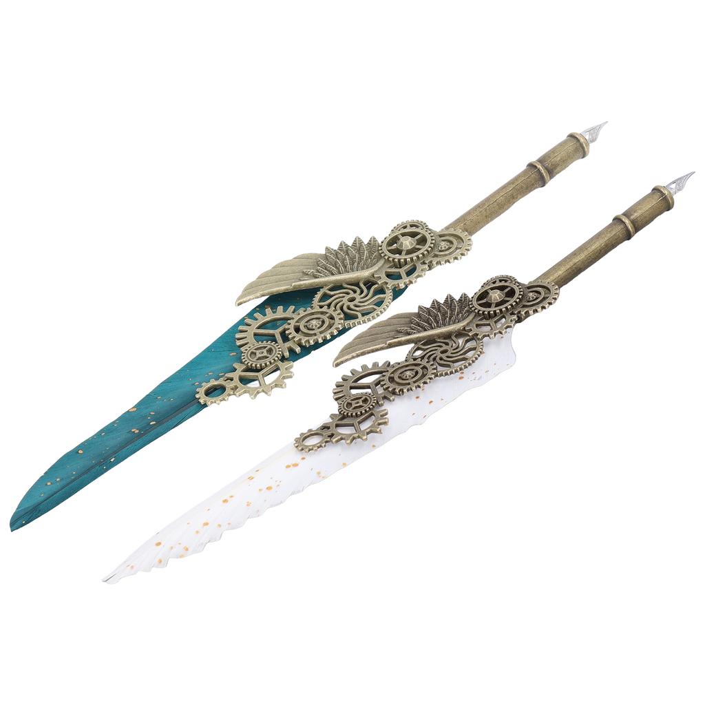  Ручка в европейском стиле, британский ретро-стиль, золотая ручка из нержавеющей стали, деловая ручка с резьбой 