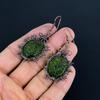 Серьги из молдавита, ювелирные изделия из драгоценных камней, обернутые медной проволокой 999 пробы, серьги ручной работы ко Дню матери