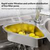 Multi-functional Kitchen Triangular Sink Strainer Fruit Vegetable Drainer Rack Sink Filter Shelf Drain Baskets Tools