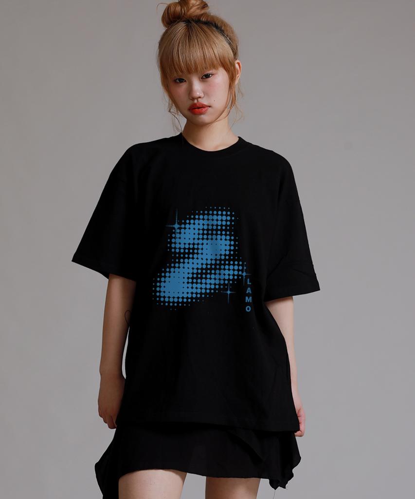 LIKE THE MOST Star One Oversized Short Sleeve T-Shirt 4 Colors
