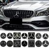 Автомобильная наклейка Автомобильная наклейка 2025 Горячая Для Benz Светящийся значок со звездой Передняя решетка автомобиля Светодиодный значок Свет Для Mercedes Benz 3D Зеркало Lo