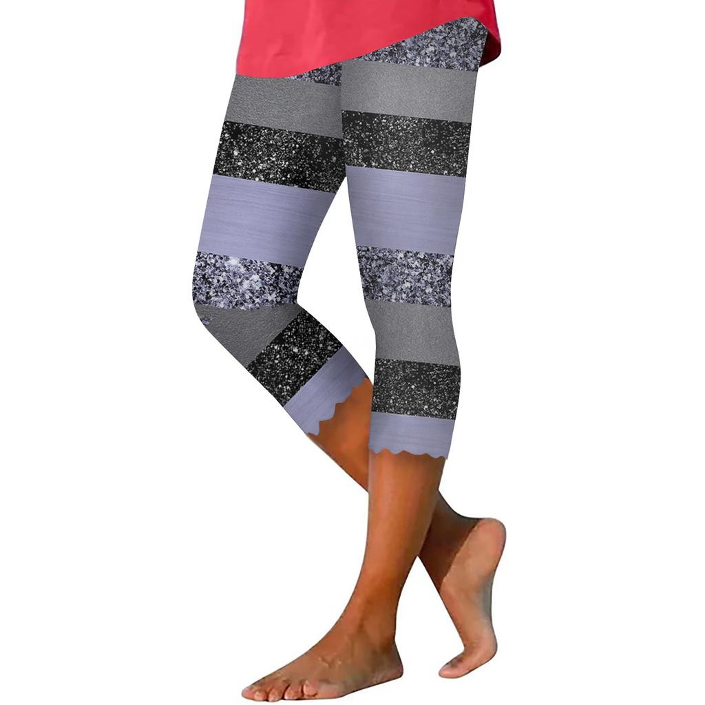 Летние женские леггинсы, укороченные брюки, однотонные узкие брюки с высокой талией для бега, йоги, тренировок в тренажерном зале