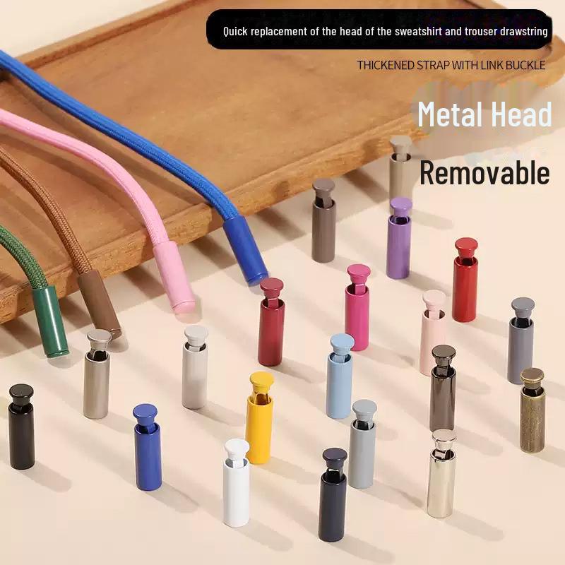 Цветные металлические пряжки и завязки для толстовок и спортивных штанов