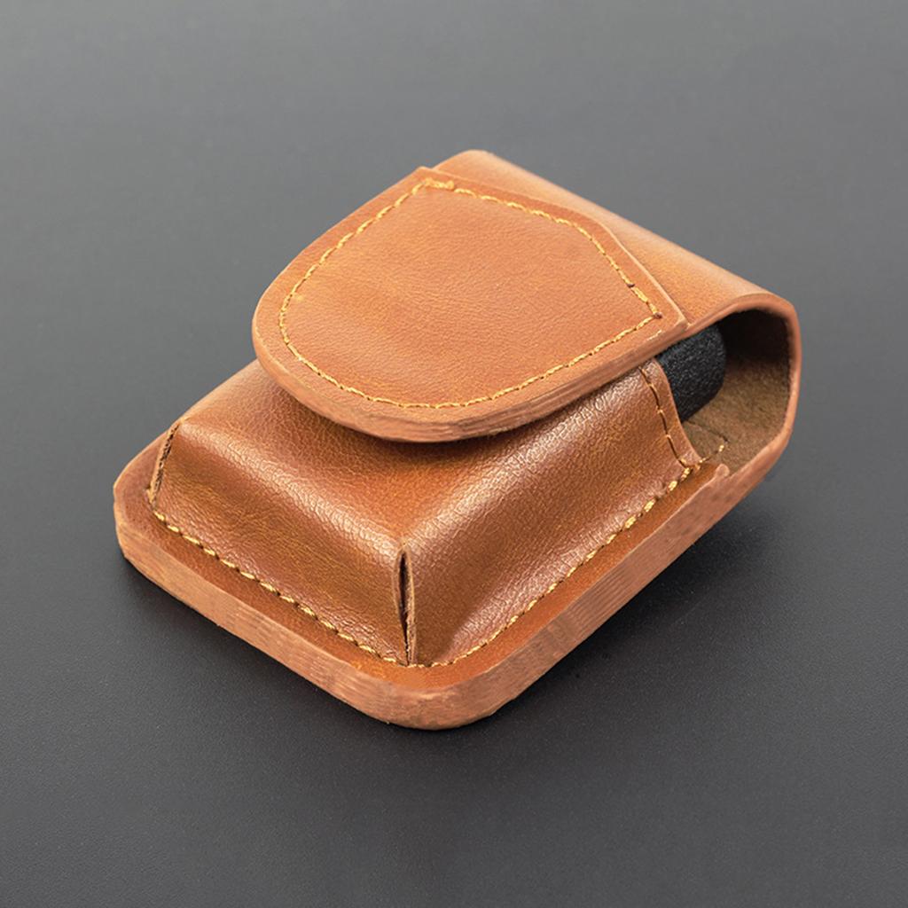 Portable Lighter Case Compact Firelighter Holder Lighter Cover PU Material Durable Holder for Lighter Practical Solution