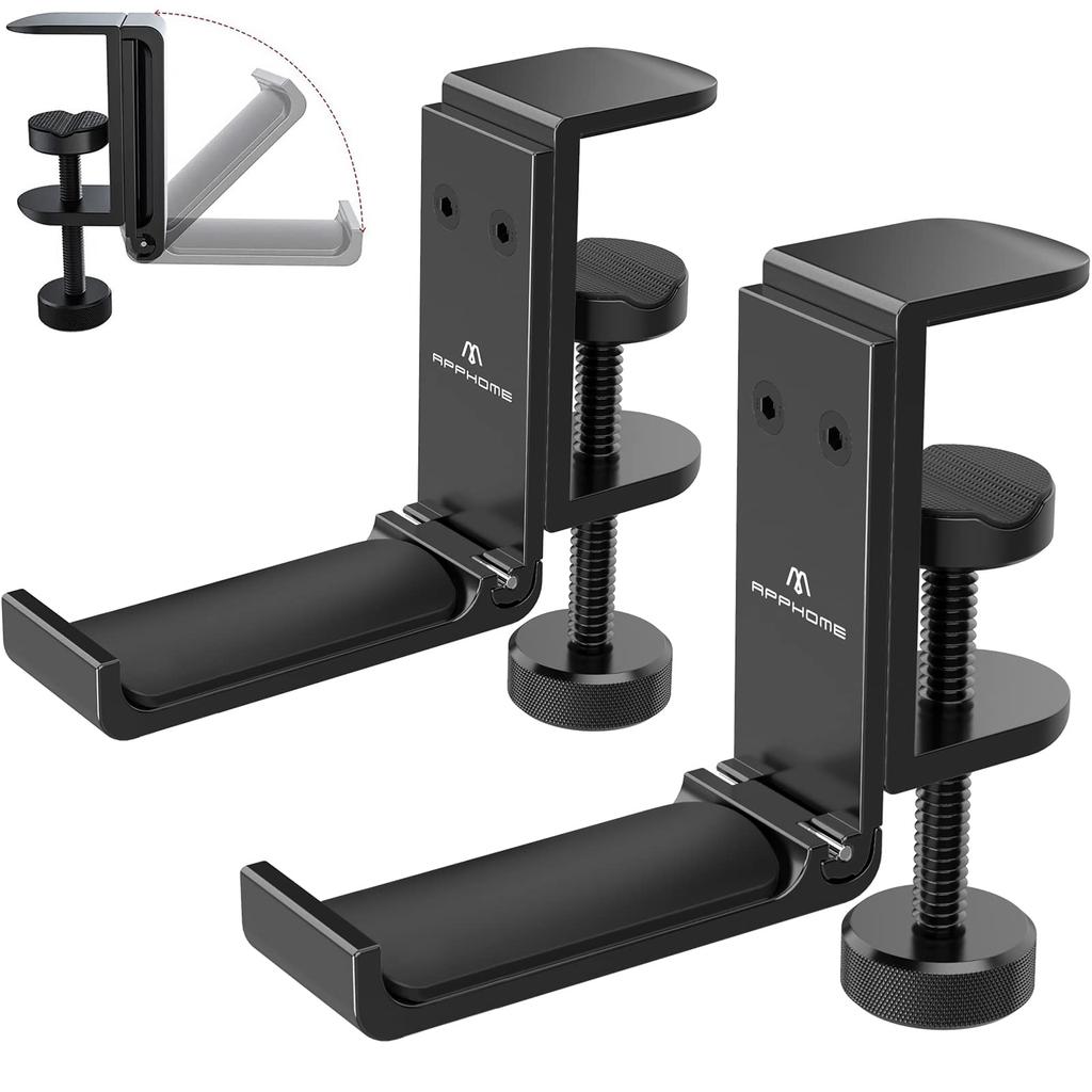 APPHOME Headphone Hanger Aluminum Foldable AH-UDH