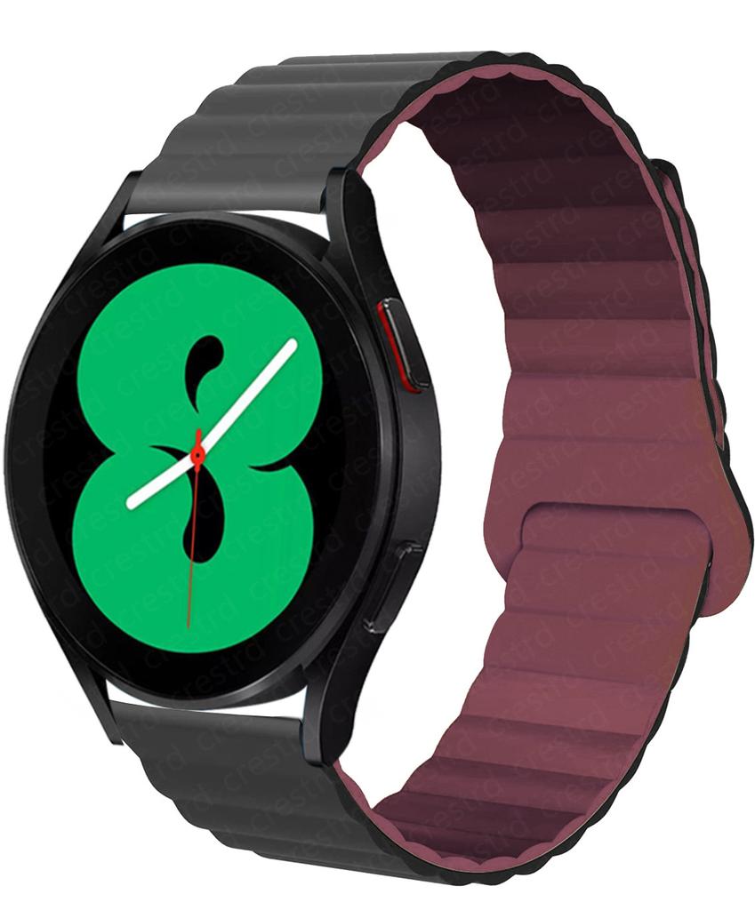 20/22mm Band for Samsung Galaxy Watch 5 Pro/4 6 Classic 46mm 42/active 2 Magnetic Silicone Bracelet Huawei Watch Gt 2/Pro Strap