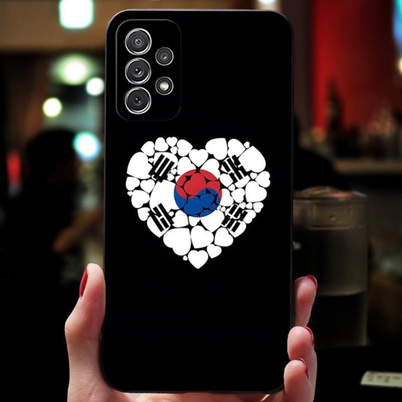 Чехол для телефона с корейским национальным флагом для Samsung Galaxy S20 S21 S22 S30 S7 S10 S8 S9 S6 Pro Plus Edge Ultra Fe, противоударный чехол