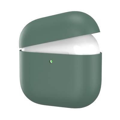 Силиконовый чехол для Airpods 4 (2024) Чехол для наушников Защитный чехол Кожа(зеленый)