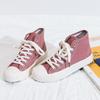Весенние новые высокие парусиновые туфли Schoolgirl Biscuits 1970Sins Trend Board Shoes Internet Celebrity Hong Kong Style Sneakers