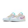 Air Jordan 1 Low Multi-Color Sashiko Women Sneakers White Blue-Tint Rush-Fuchsia FV3623-151