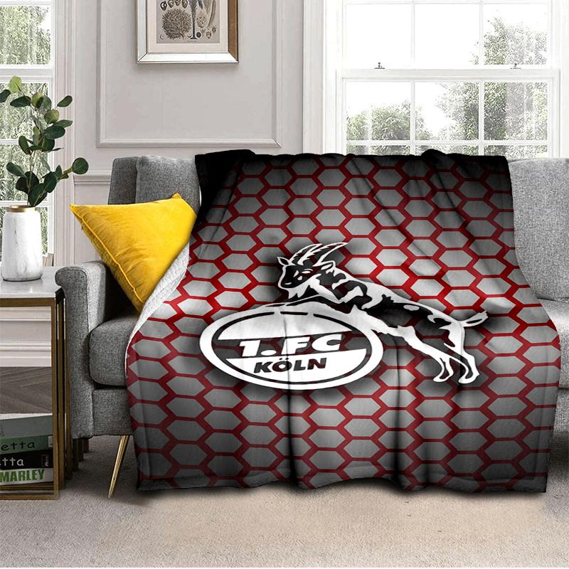 Goat Football Club Koln Blanket Lightweight Ideal Bedding Blanket Perfect for Travel, Camping, Living Rooms, Offices, Sofas, Fan Christmas gift