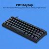 BAJEAL G101, 61 клавиша, проводная механическая клавиатура, клавиатура с RGB-подсветкой, ПБТ, двухцветная инъекционная клавиатура