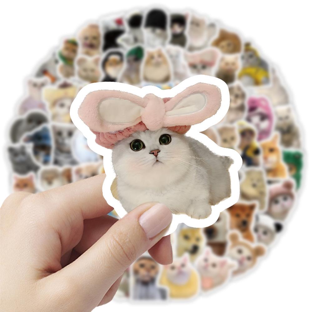 120 милых реалистичных наклеек Мими Ванванг: Идеально подходит для украшения справочников, стаканов для воды, компьютеров и пеналов.