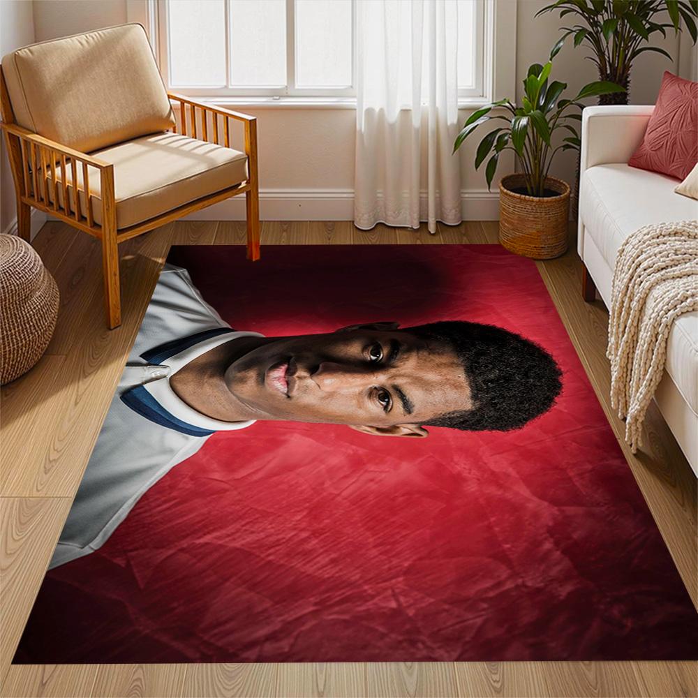 Rashford's Manchester Moment Floor Mat Suitable for Dining Room Kitchen Study room Entryway Anti-slip Rug Office home decor Birthday/Christmas Gift