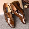 Men's Business Leather Shoes British Formal Wear Low-Top Office Leather Shoes