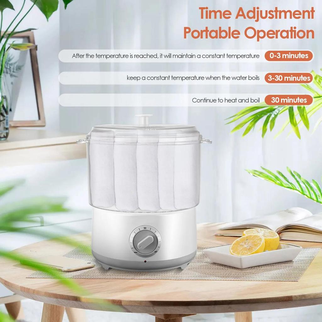 Быстрый нагрев СПА-полотенцесушителя, нагревателя для полотенец, отпаривателя для полотенец, дневного многоразового использования для маникюрного салона, парикмахерской и горячего бритья