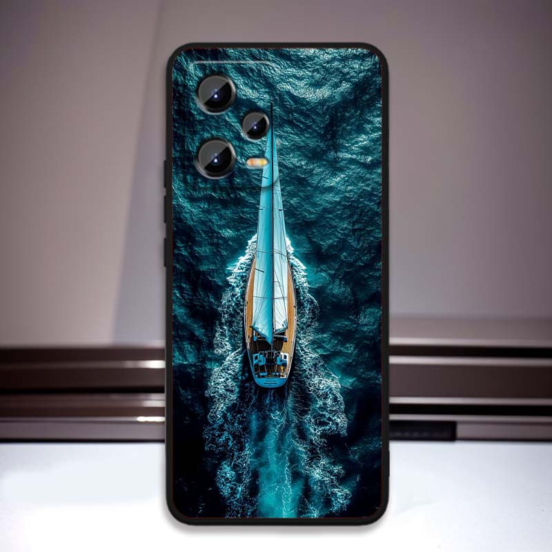 Модный рисунок самолета Для Xiaomi Redmi Note 15 14 13 12 12S 11E 11 11S Pro Plus 4G 5G Черный Мягкий ТПУ Чехол для телефона