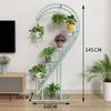 Heart-Shaped Balcony Flower Stand