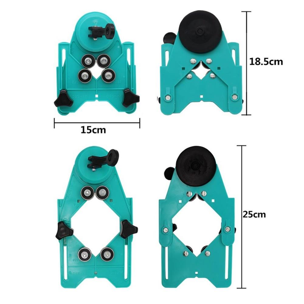 Инструмент для керамической плитки Стеклянный локатор Алмазная направляющая для позиционирования отверстия Направляющее отверстие для сверла Диапазон зажима Строительные инструменты