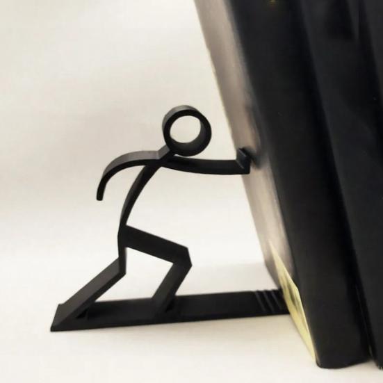 3D-печатные фигурки-подставки для книг, Декоративные подставки для книголюбов, Забавные подставки для книг, Креативные держатели для книг для домашней библиотеки, офисных полок, стола