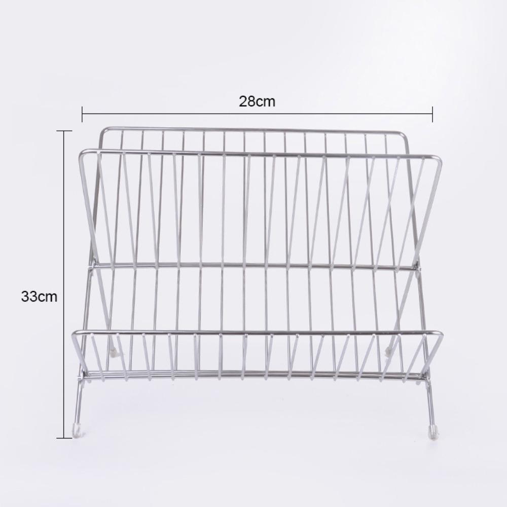 Thickened Drain Storage Holder Rustless Steel Tableware Organizer Kitchen Tool  Cups Draining