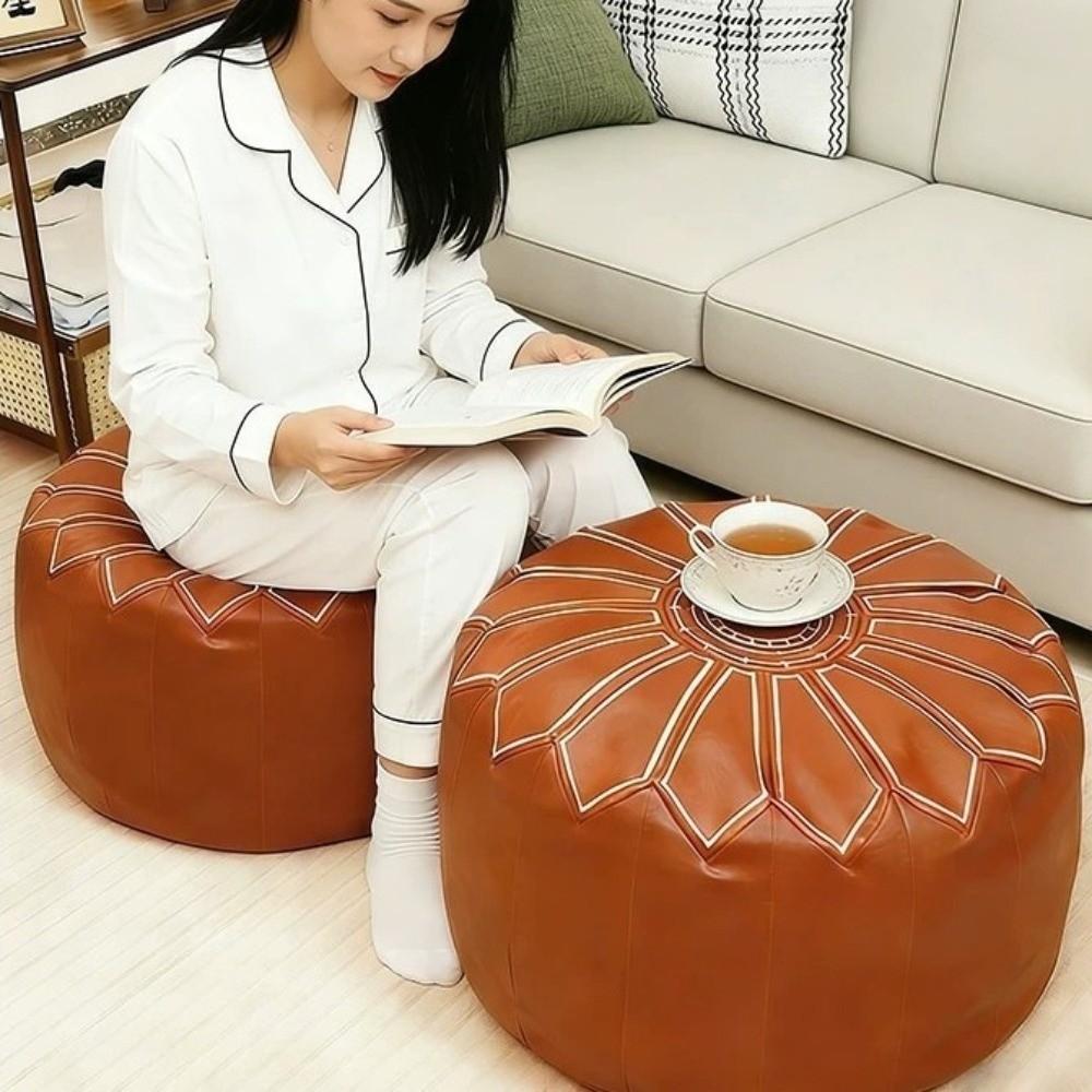 Waterproof Seat Cushion Cover Large Capacity Storage Bag Pumpkin Pouf Cover Meditation Use