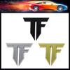 3D Стайлинг автомобиля Логотип TF для спортивных гонок мотоцикла Боковое крыло автомобиля Название багажника Наклейка Эмблема Значок Стикер