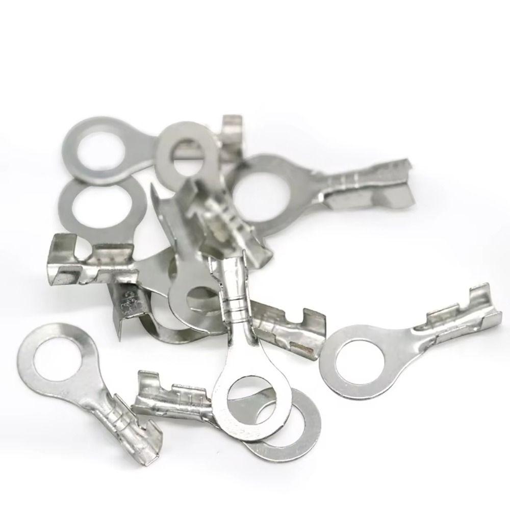 100 шт. Луженые кольцевые наконечники M3/M4/M5/M6/M8 Проводной соединитель Новый клеммный блок DJ431