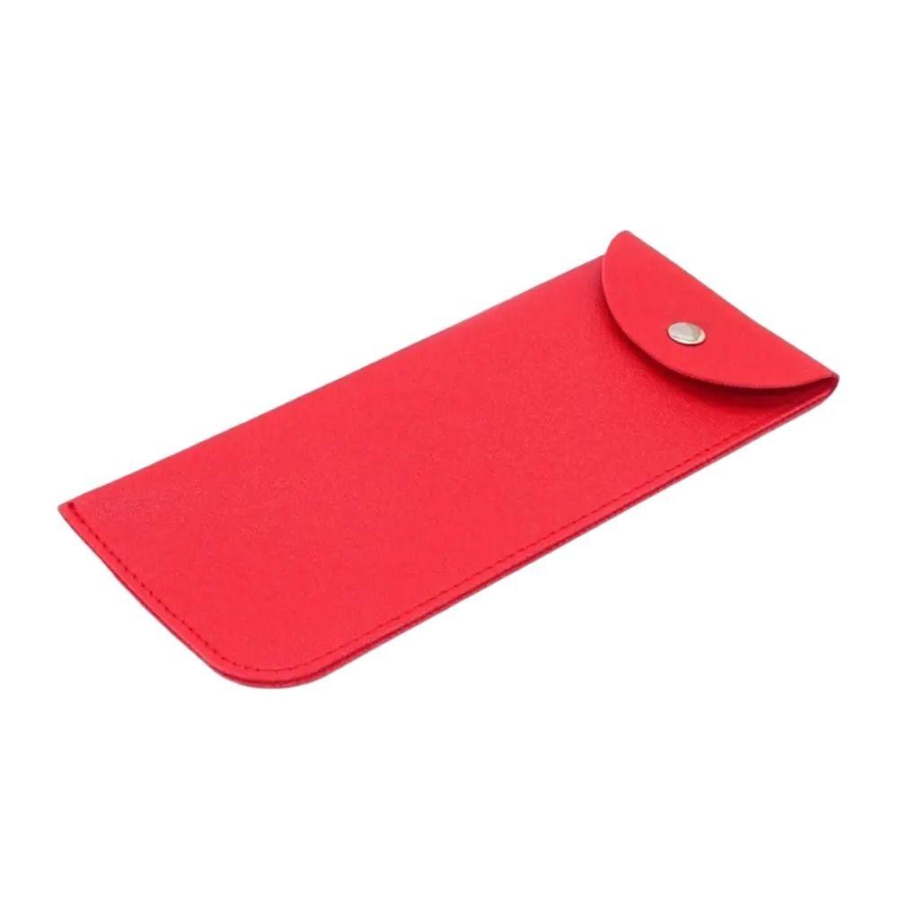 Сумка для очков из сплошного цвета из искусственной кожи, сумка для ювелирных изделий, мини-сумка для косметики, упаковка для ювелирных изделий