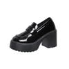 Luxury Women Loafers 2025 Spring British Style Platform mary jane heels Woman Japanese Uniform Lolita Shoes Women Nautical shoes