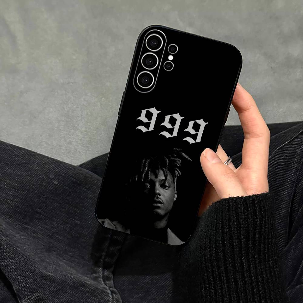 Чехол для телефона Rapper 999 J-Juice W-WRLD Для Samsung S25,S24,S21,S22,S23,S30,Ultra,S20,Plus,Fe,Note,10,9,5G Черный