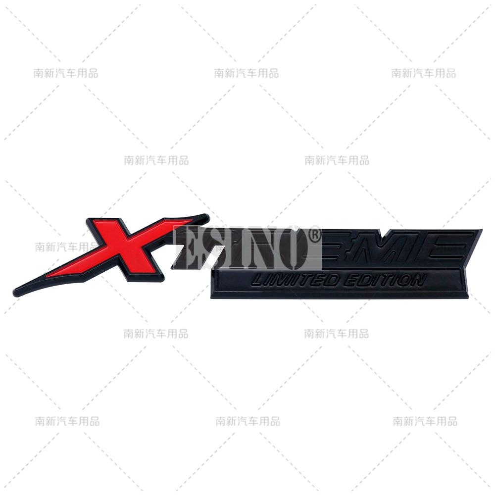 3D X Treme Limited Edition ABS Adhesive Badge Rear Body Tailgate Adhesive Emblem for Toyota Land Cruiser FFE89
